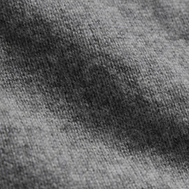 Soft Featherweight Cashmere Crew in Mid Heather Grey | James Perse Los Angeles