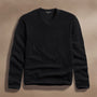 Soft Featherweight Cashmere V Neck in Black | James Perse Los Angeles