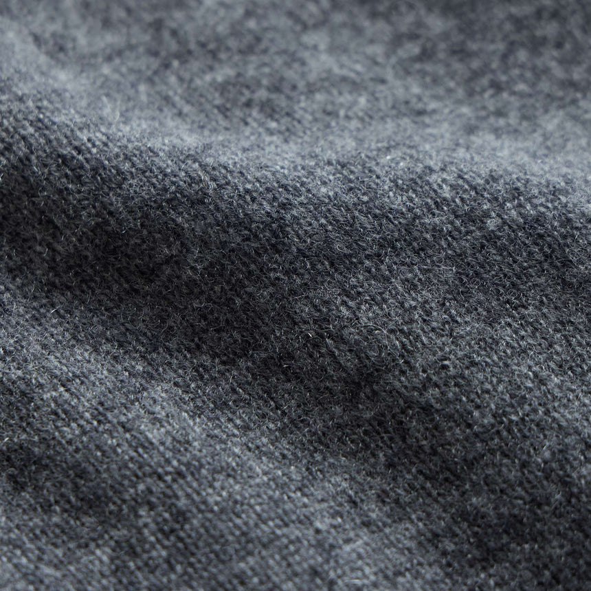 Open Knit Cashmere VinNeck in Flannel | James Perse Los Angeles