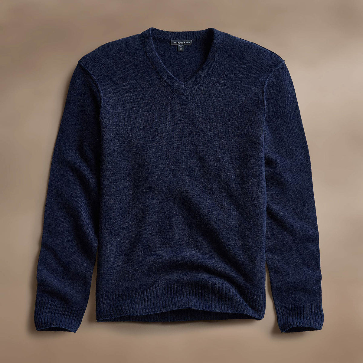 Open Knit Cashmere VinNeck in Navy | James Perse Los Angeles