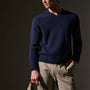 Open Knit Cashmere VinNeck in Navy | James Perse Los Angeles