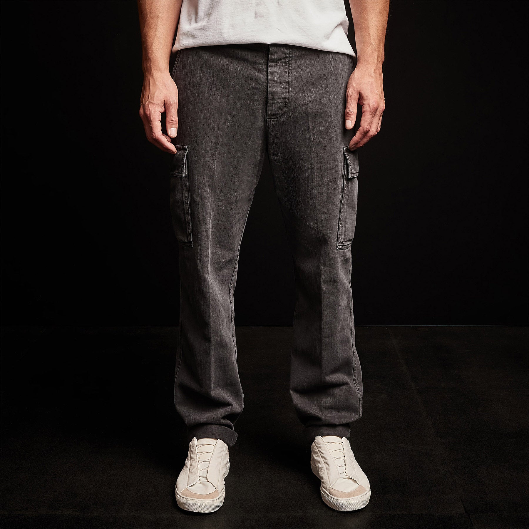 Organic Slub Cotton Cargo Pant in Magma Pigment | James Perse Los Angeles