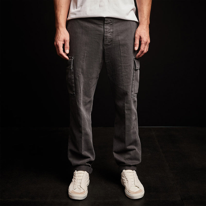 Organic Slub Cotton Cargo Pant in Magma Pigment | James Perse Los Angeles
