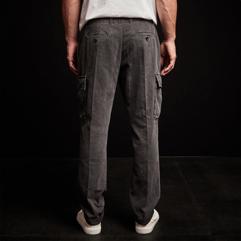 Organic Slub Cotton Cargo Pant in Magma Pigment | James Perse Los Angeles