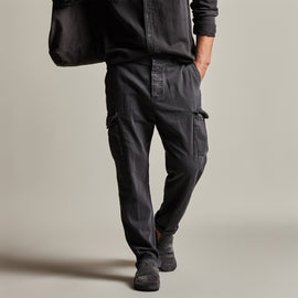 Organic Slub Cotton Cargo Pant in Magma Pigment | James Perse Los Angeles