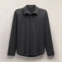 Performance Supima Pique Shirt in Black | James Perse Los Angeles