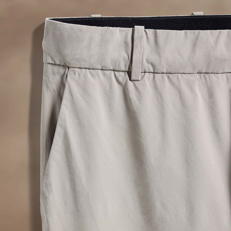 Cotton Poplin Trouser in Light Tan | James Perse Los Angeles