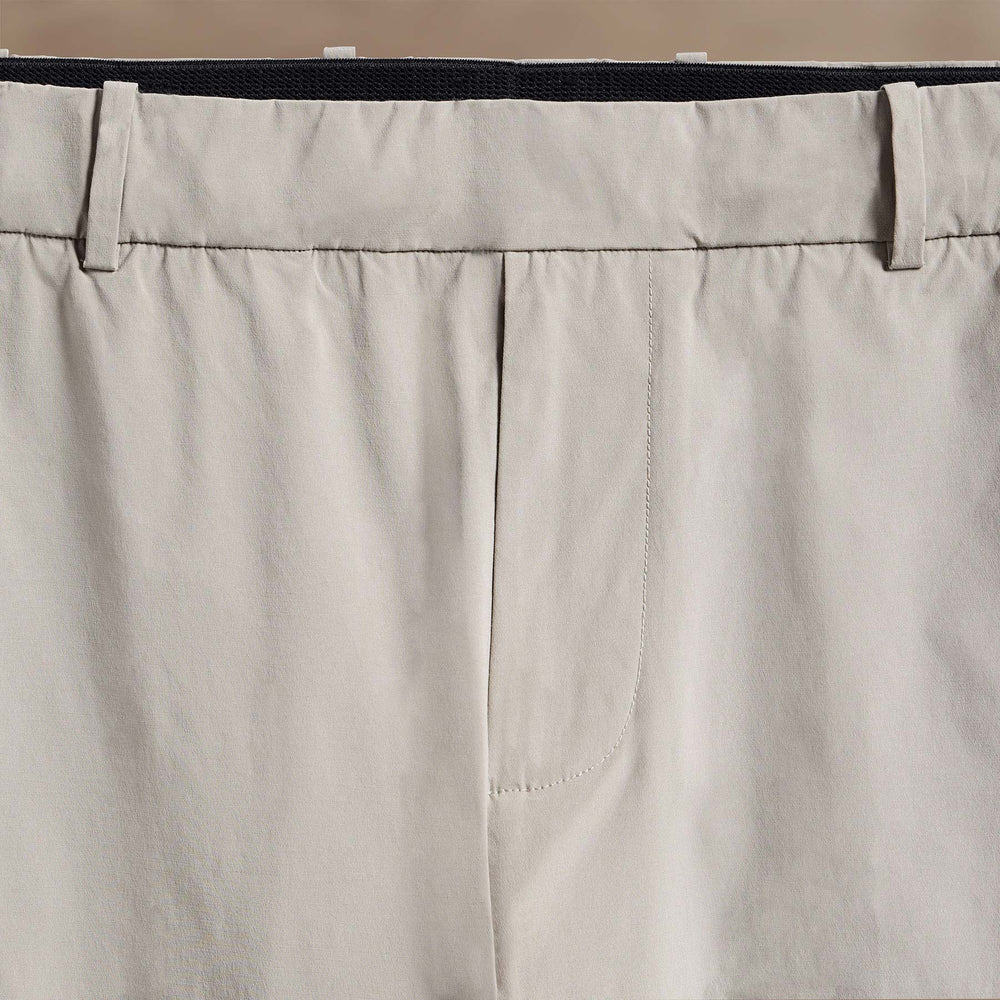 Cotton Poplin Trouser in Light Tan | James Perse Los Angeles