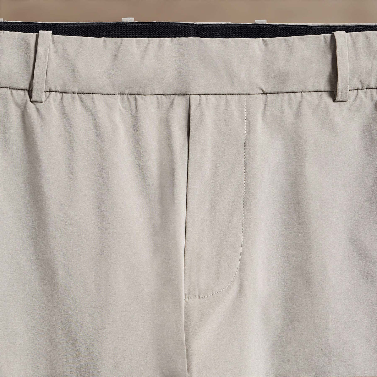 Cotton Poplin Trouser in Light Tan | James Perse Los Angeles