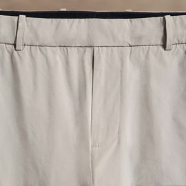 Cotton Poplin Trouser in Light Tan | James Perse Los Angeles