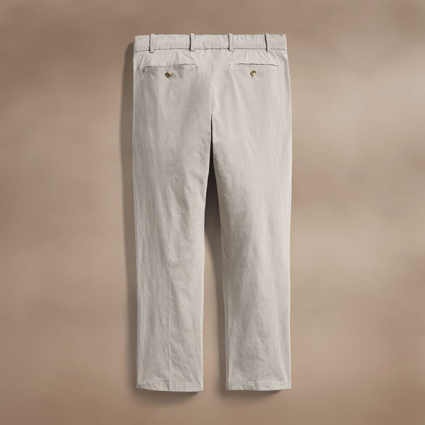 Cotton Poplin Trouser in Light Tan | James Perse Los Angeles