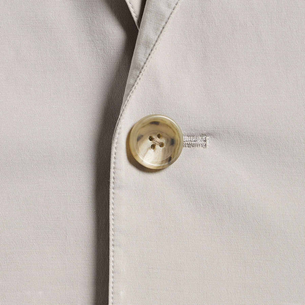 Cotton Poplin Blazer in Light Tan | James Perse Los Angeles