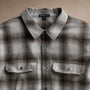 Plaid Flannel Shirt  in Beige Plaid | James Perse Los Angeles