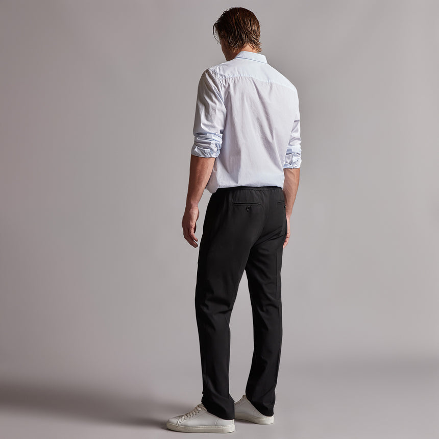 Stretch Wool Blend Pant in Black | James Perse Los Angeles