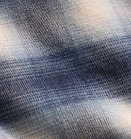 Soft Flannel Plaid Shirt - Blue Plaid
