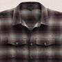 Soft Flannel Plaid Shirt in Cocoa Plaid | James Perse Los Angeles