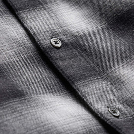 Soft Flannel Plaid Shirt - Charcoal Plaid