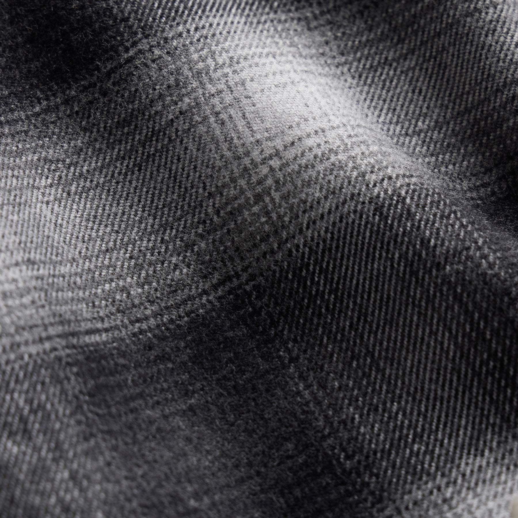 Soft Flannel Plaid Shirt - Charcoal Plaid