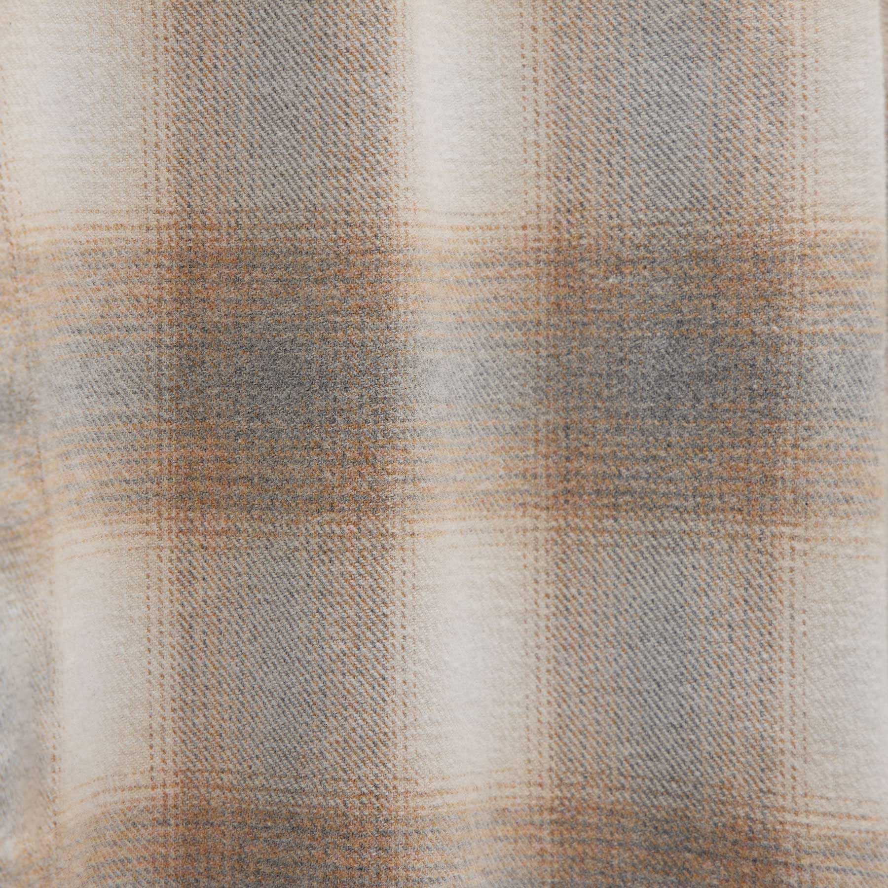 Soft Flannel Plaid Shirt in Natural Plaid | James Perse Los Angeles