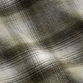 Soft Flannel Plaid Shirt - Olive Plaid