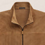 Perforated Suede Sport Jacket in Gingerbread | James Perse Los Angeles