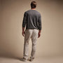 Cotton Linen Poplin Pant in Salt Pigment | James Perse Los Angeles