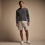Cotton Linen Poplin Short in Salt Pigment | James Perse Los Angeles