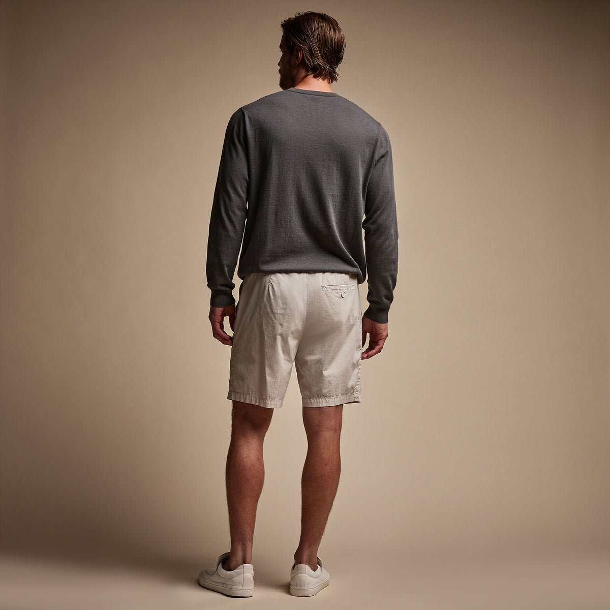 Cotton Linen Poplin Short in Salt Pigment | James Perse Los Angeles