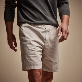 Cotton Linen Poplin Short in Salt Pigment | James Perse Los Angeles