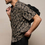 Palm Printed Shirt in Black/Stone Pigment | James Perse Los Angeles