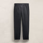 Suede Trimmed Track Pant in Charcoal/Black | James Perse Los Angeles