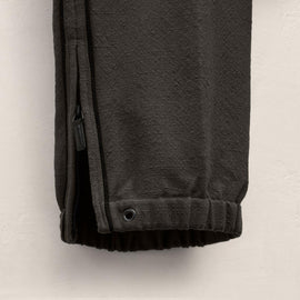 Suede Trimmed Track Pant In Dark Olive/Black | James Perse Los Angeles
