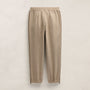 Suede Trimmed Track Pant in Natural/Tobacco | James Perse Los Angeles