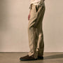 Suede Trimmed Track Pant in Natural/Tobacco | James Perse Los Angeles