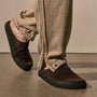 Men's Suede Clog in Cafe | James Perse Los Angeles