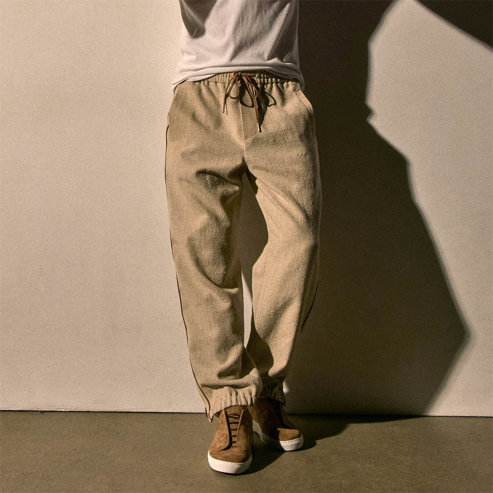 Suede Solstice Sneaker in Chestnut | James Perse Los Angeles