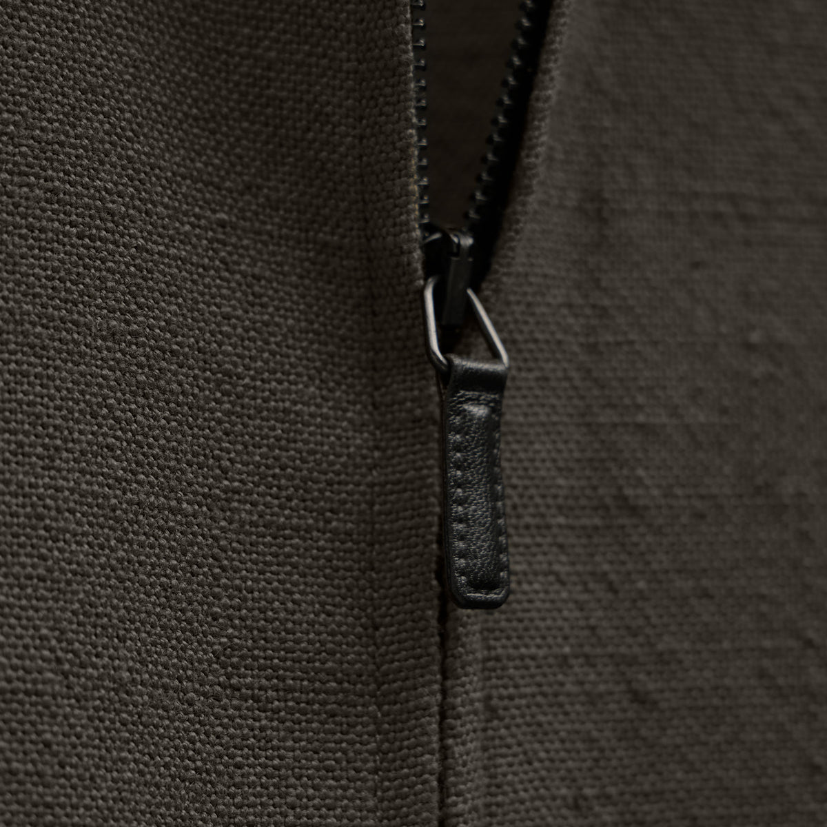 Suede Trimmed Track Pant In Dark Olive/Black | James Perse Los Angeles