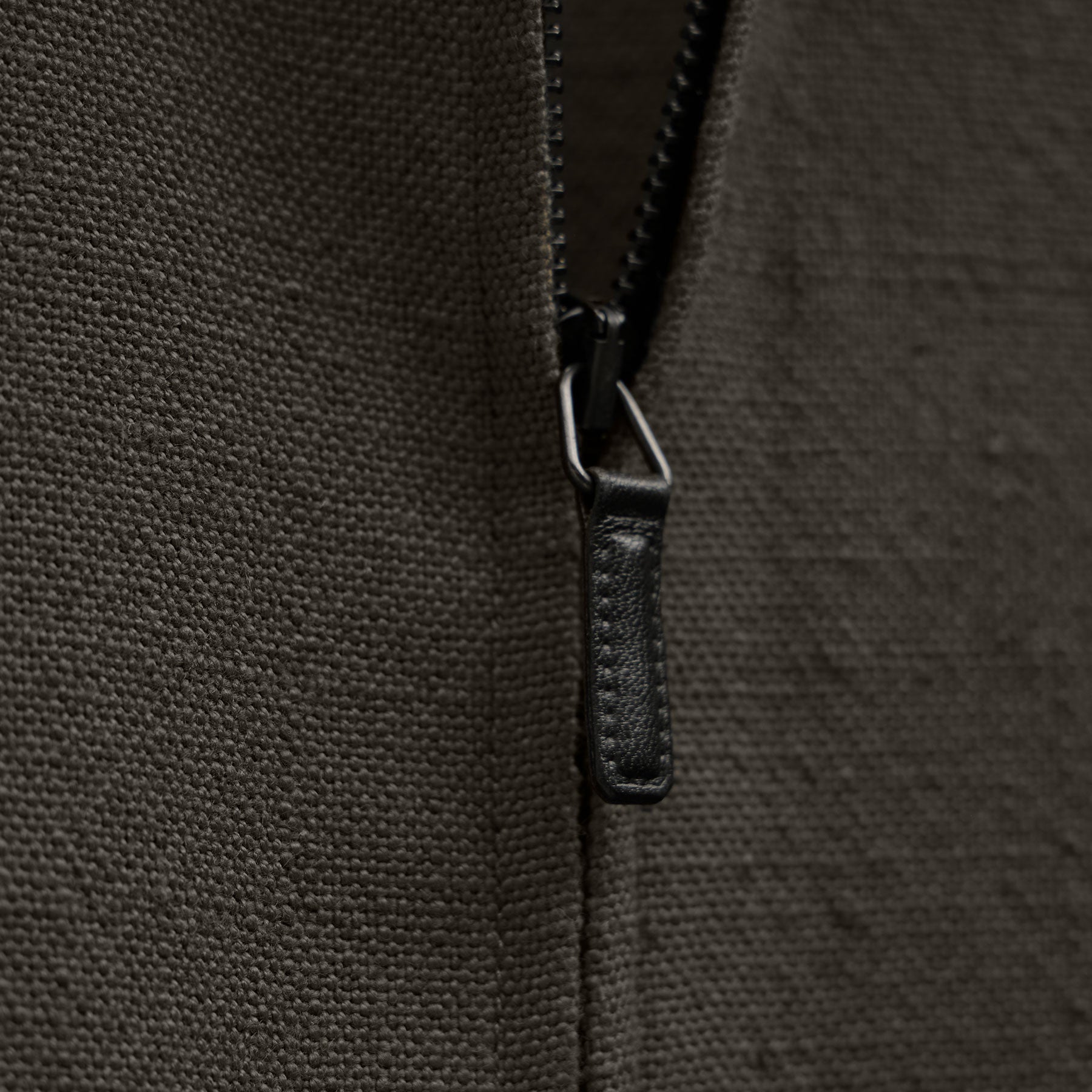 Suede Trimmed Track Pant In Dark Olive/Black | James Perse Los Angeles