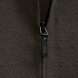 Suede Trimmed Track Pant In Dark Olive/Black | James Perse Los Angeles