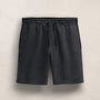 Suede Trimmed Short in Charcoal/Black | James Perse Los Angeles