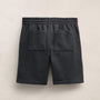 Suede Trimmed Short in Charcoal/Black | James Perse Los Angeles