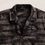 Palm Printed Shirt in Black/Light Olive Pigment | James Perse Los Angeles