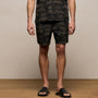 Palm Printed Short in Black/Light Olive Pigment | James Perse Los Angeles