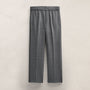 Wool Cashmere Flannel Side Piping Pant in Charcoal | James Perse Los Angeles