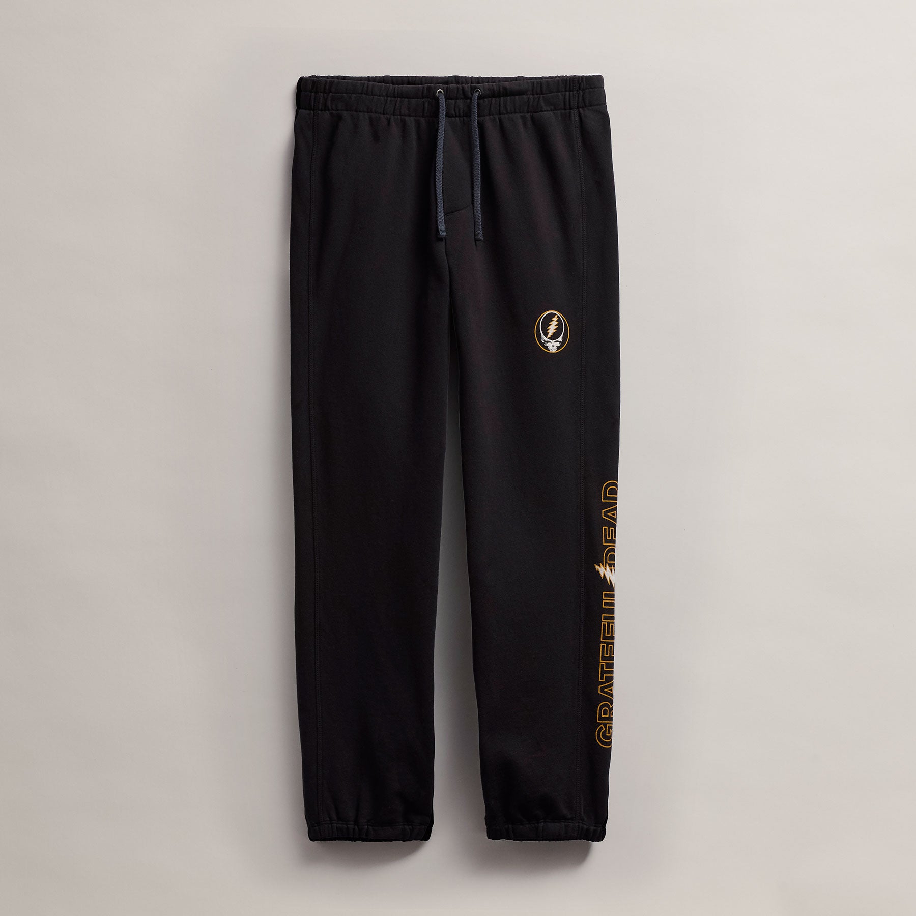 Men's Grateful Dead Fleece Sweatpant in Black/Cadmium | James Perse Los Angeles