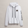 Men's Fleece Full Zip Grateful Dead in White/Cadmium | James Perse Los Angeles