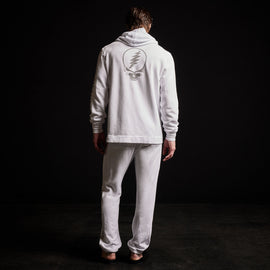 Grateful Dead Hoodie in White/Grey | James Perse Los Angeles