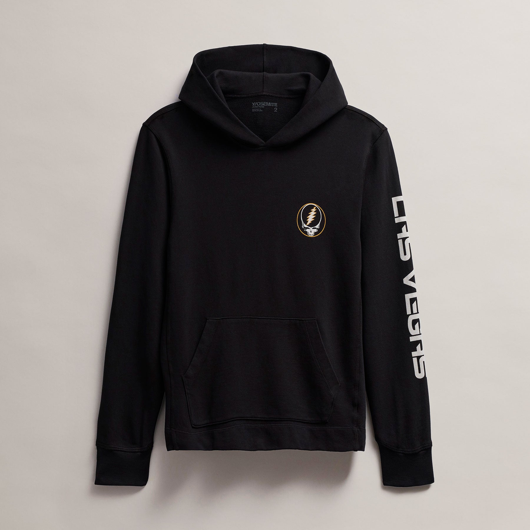 Men's Grateful Dead Pullover Hoodie in Black/Cadmium | James Perse Los Angeles