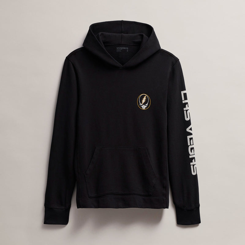 Men's Grateful Dead Pullover Hoodie in Black/Cadmium | James Perse Los Angeles
