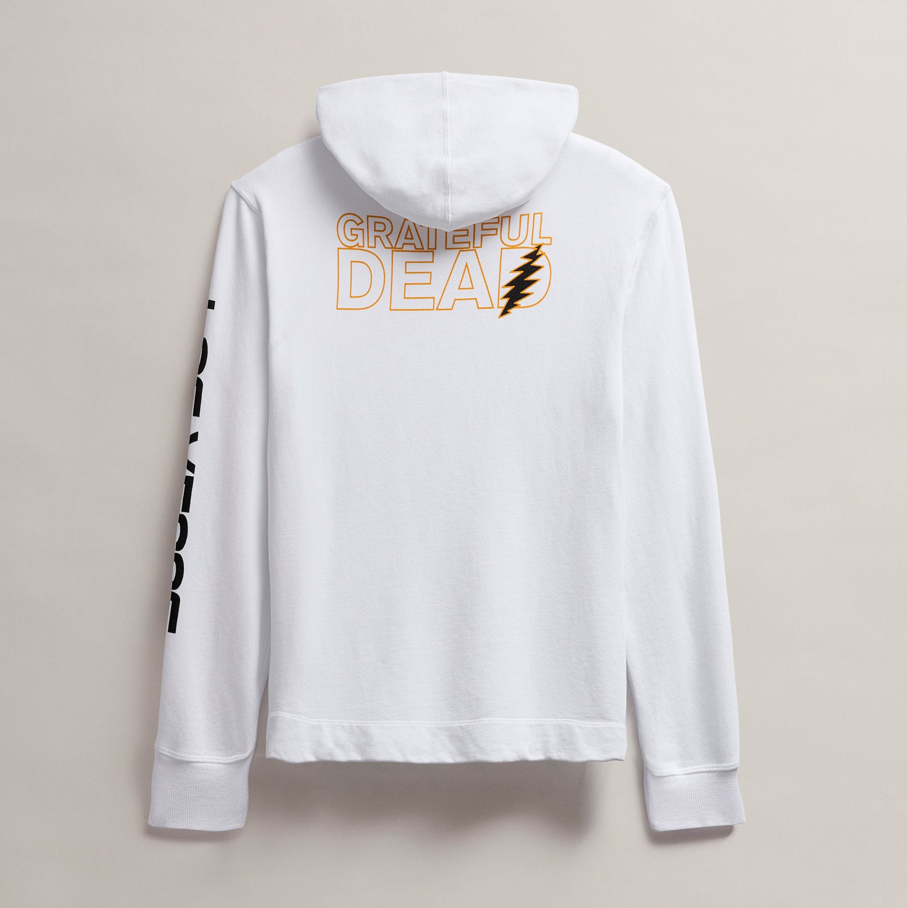 Men's Grateful Dead Pullover Hoodie in White/Cadmium | James Perse Los Angeles